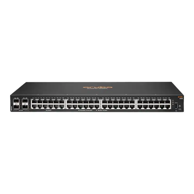 HPE Aruba 6000 48G 4SFP Switch - Commutateur - C3 - Géré - 48 x 10 - 100 - 1000 + 4 x Gigabit SFP - flux ... (R8N86AABB)_1